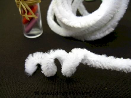 Ruban chenille pour décoration