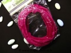 Ruban chenille pour décoration Fuchsia