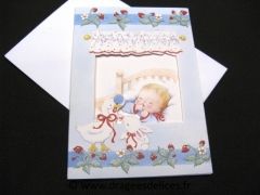 Faire part de naissance collection lapinou 