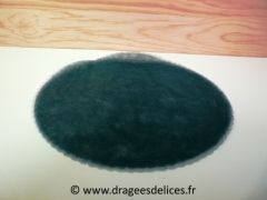Tulle à dragées unis pas cher Bleu marine