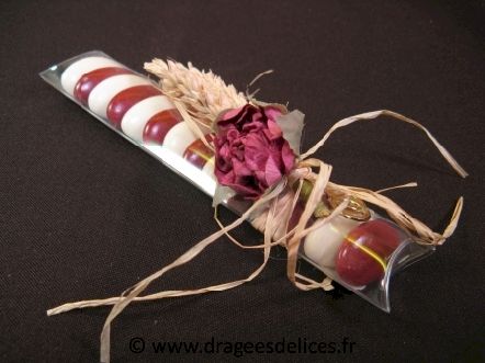 Fleur féerie pour décoration de boites et tulles de dragées