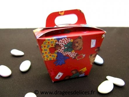 Panier baptême garçon ou fille collection les jeux de petit ours