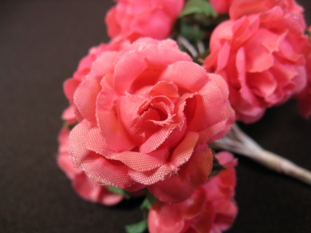 Pivoine ouverte pour décoration de tulles et boites de dragées : Pivoine fuchsia pour décoration de tulles et boites dragées, loisirs créatifs