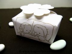 Ballotin baptême bébés coussins 