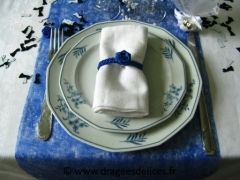 Tête à tête en intissé Bleu royal