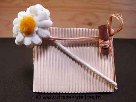 Marguerite pour décoration de mariage, baptême et communion