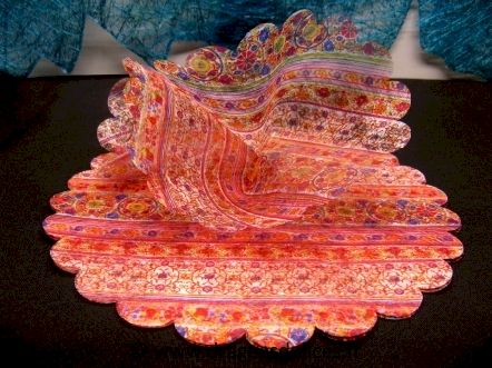 Tulle intissé les jardins du Tibet en promotion