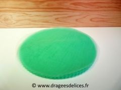 Tulle à dragées unis pas cher Vert menthe