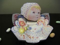 Lot de 14 boites vintage pour baptême la petite fille 