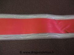 Noeud à tirer en polypro et tulle Bordeaux