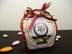Ballotin communion garçon ou fille avec calice et hostie 
