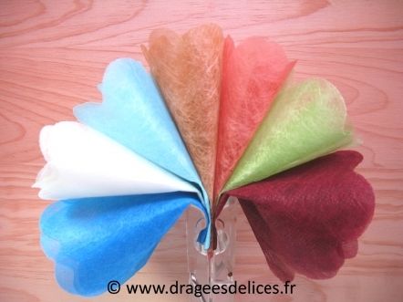 Rond de tulle pour dragées en polytulle