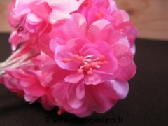 Fleur ouverte pour décoration de tulle à dragées  Fuchsia