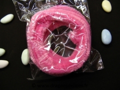 Ruban chenille pour décoration Rose