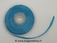 Rouleau de ruban raphia Turquoise