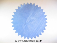 Voile cristal unis à dragées pas cher Lavande