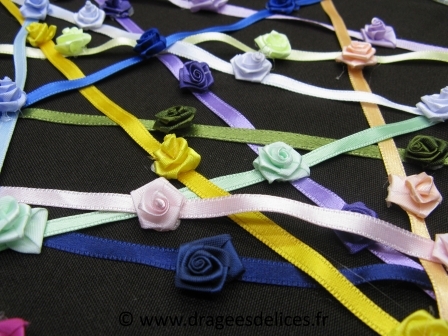 Guirlande de table en satin