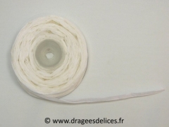 Rouleau de ruban raphia Blanc