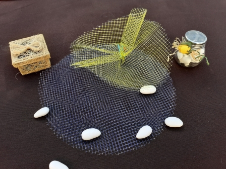 Tulle irisé en résille pour mariage, baptême et communion