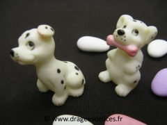 Dalmatien pour décoration de crayon pour baptême garçon ou fille 