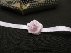 Guirlande de table en satin Rose