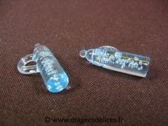Biberon translucide Bleu ciel