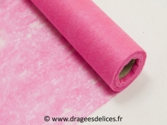 Chemin de table en intissé Fuchsia