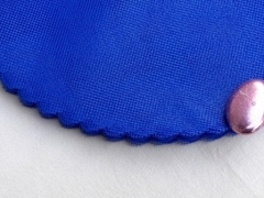 Tulle rond quadrillé pour dragées pas cher Bleu marine