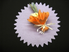 Tulle coton pour dragées de mariage, baptême, communion Parme