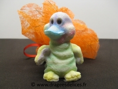 Bébé canard en résine pour baptême garçon ou fille 