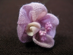 Fleur Coralie pour décoration de tulles et boites dragées Parme