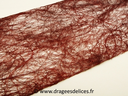 Chemin de table en abaca