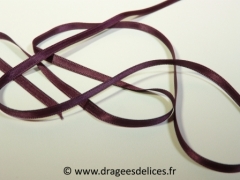 Ruban satin unis Violet