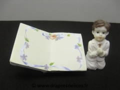 Sujet communiant ou communiante original avec bible Garçon