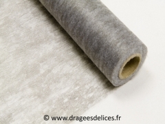Chemin de table en intissé Gris