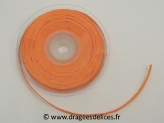 Rouleau de ruban raphia Orange