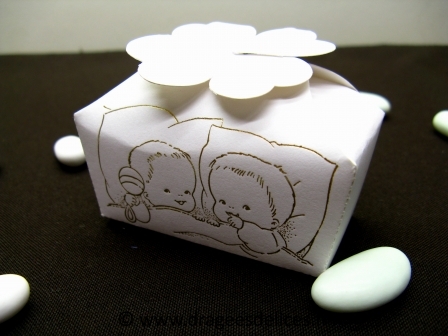 Ballotin baptême bébés coussins