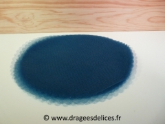 Tulle à dragées unis pas cher Bleu royal