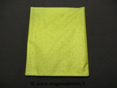 Grand sac en organza de qualité supérieure pour dragées Vert