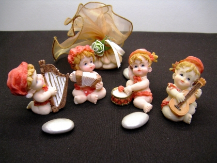 Musiciennes sujets de décoration pour baptême