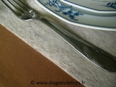 Set de table en intissé Ivoire
