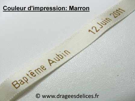 Bracelet souvenir en satin imprimé